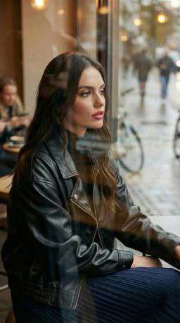 Karla Linen Leather - Sidewalk Café [VAR:3] [Rotated 26° Right]